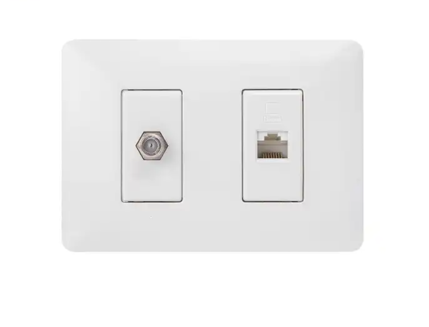 BM SERIES White  USB EU Standard Wall Socket Electrical sockets and switches