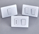 TB Series White 1 gang 2 gang 3 gang Push Button Home Wall Electric light Switches and Sockets