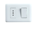 TB Series White 1 gang 2 gang 3 gang Push Button Home Wall Electric light Switches and Sockets