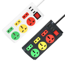 Electrical 6-Gang With 3 USB Universal Sockets Extension Electric Power Strip