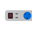 Abs Multi Plug Cube Charging UK Socket