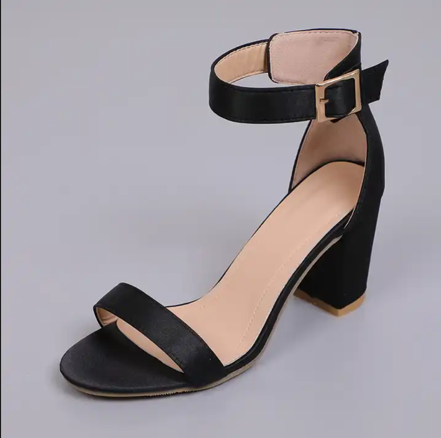 Thick Heeled High Heels  Women  Shoes