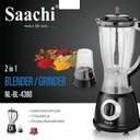 2 in 1 Saachi Blender /Grinder - Black