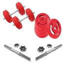 A Pair 3Kg Gym Weigt Dumbbell Red