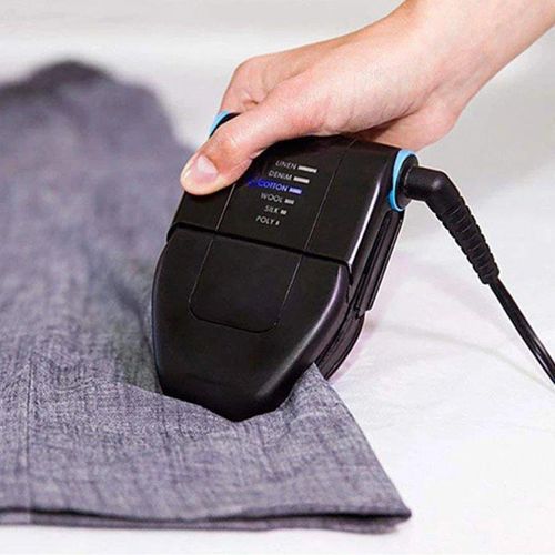 Collar Perfect Travel Folding Portable Iron - Black