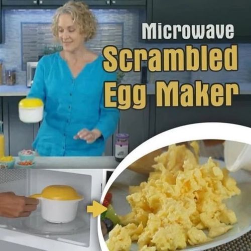 Microwave Scrambled Egg Maker Cooking Tool - Yellow