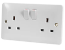 UK standard double switched outlet 250V 13A electric wall socket electrical accessories