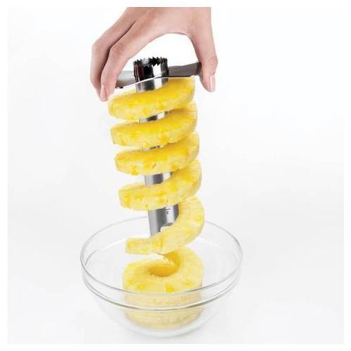 Easy Slice Pineapple Slicer/Peeler And Corer - Silver