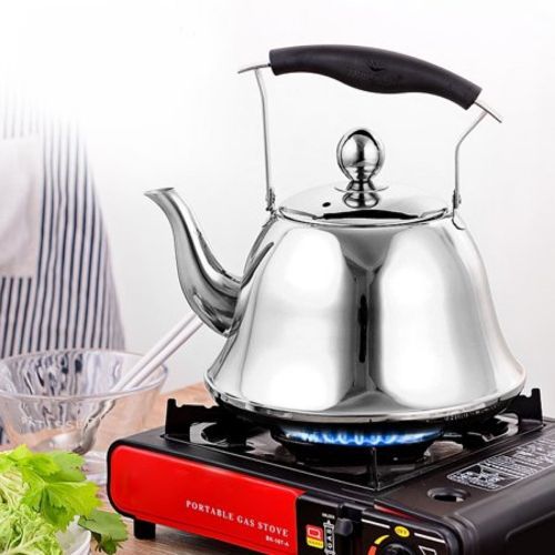 5 Litres Whistling Tea Boiling Kettle - Silver