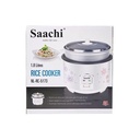 1.8 Litre Rice Cooker With Steamer Pan -Multi-Colours.