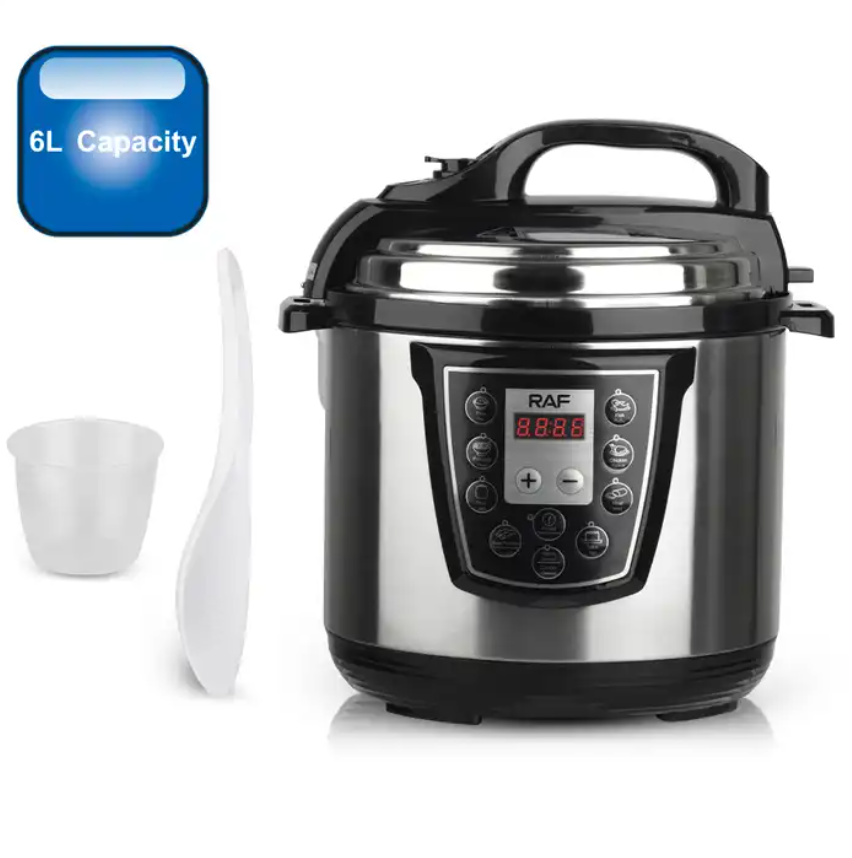 Multi Programmable Digital Pressure Rice Cooker Stainless Steel 6L Aluminium Pot Home Use Electric Pressure Cookers