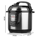 Multi Programmable Digital Pressure Rice Cooker Stainless Steel 6L Aluminium Pot Home Use Electric Pressure Cookers