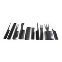 A Pack Of 10 Combs - Black