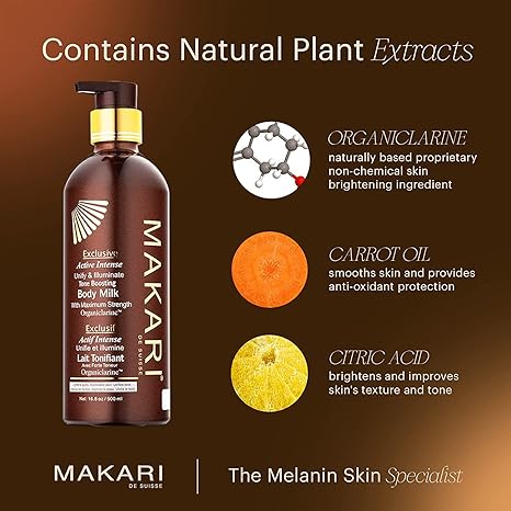 Makari Exclusive Tone Boosting Body Milk - 500ml