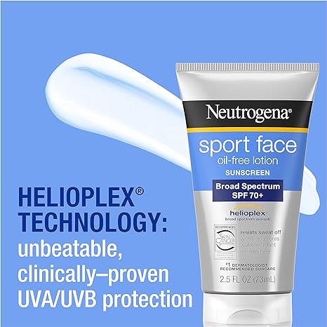 NEUTROGENA SPORT FACE OIL FREE MOISTURIZER SPF 70