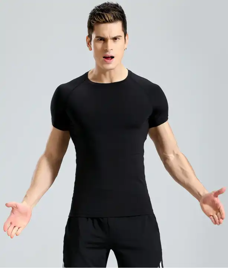 Men Quick Dry Running T-shirts Running Shirts Sports T-shirt