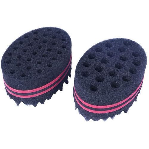 Wave Barber Hair Brush Sponge - Black