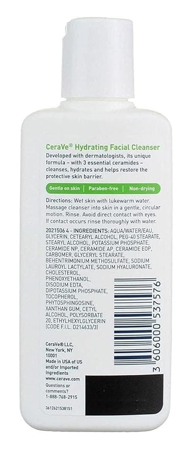 CERAVE HYDRATING FACIAL CLEANSER 87 ML