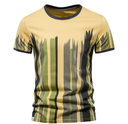 100% Cotton Thick Casual Men T Shirt High Quality Printing Short Sleeve T-Shirts