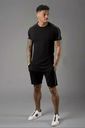 Summer Men 2 Piece Short Set Short Sleeve Breathable Men T-shirt Men's Casual Loose Sportswear