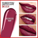 SuperStay 24 2-Step Liquid Lipstick, Relentless Ruby, 0.8oz