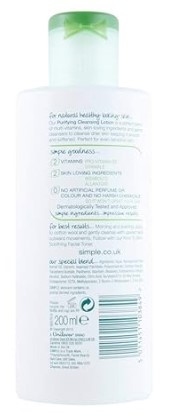 Simple Kind to Skin Purifying Cleansing Lotion 200 ml (6.7 Ounce)