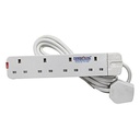 Fridge Guard and a 4 way Heavy Duty Power Extension - White