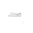 TV & Fridge Guards white 13amps + Original 6 Ways Heavy Duty Extension Power King.