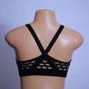 Women/Girl's Back Netted Bralette - Black