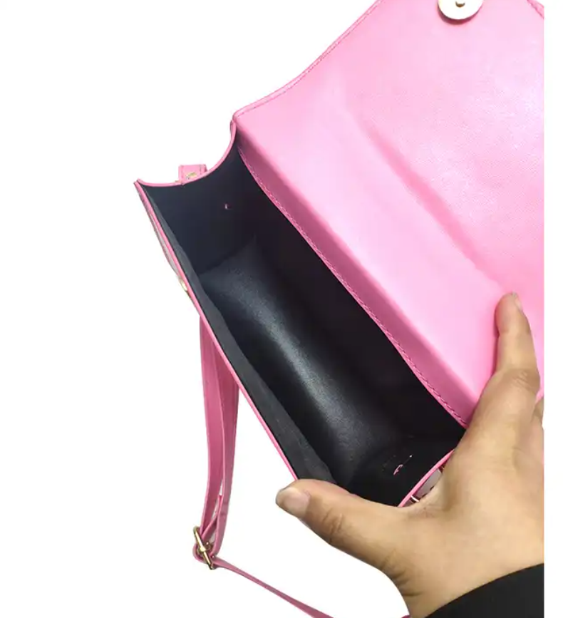 Small Durable Elegant Pink Women's Shoulder Crossbody Messenger Bag