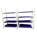 4 Layer Shoe Rack - Purple.