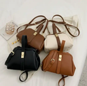 Lady Fashion Design Bags ,  Roomy High Quality Luxury Leather Handbag Zipper Opening , Double Strap Handbag