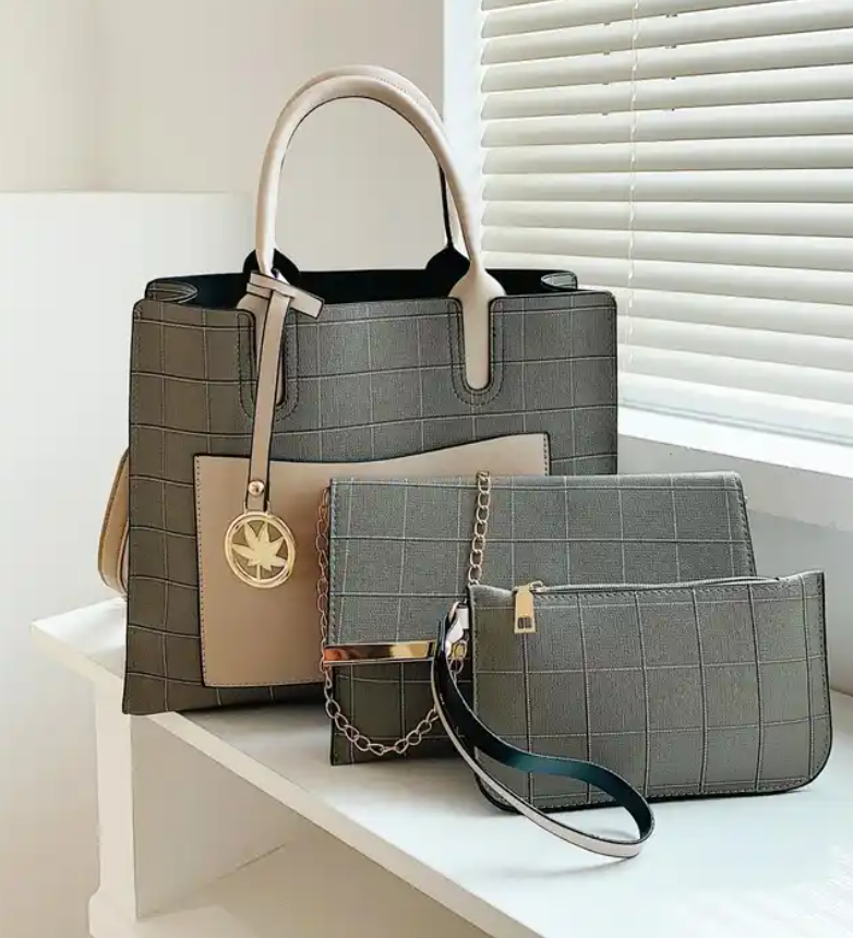 Ladies Designer 3 Pieces Handbag Set