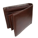 Men's Faux Leather Formal Wallet - Brown