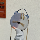 Mini Cute Cat Shape Shoulder Handbag for Girls Fashion Handbag Shoulder Bag