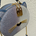 Mini Cute Cat Shape Shoulder Handbag for Girls Fashion Handbag Shoulder Bag