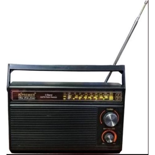 PR Premier™3 Band Portable Radio(FM-MW-SW) - Black