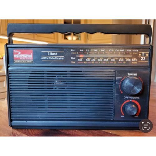 Perfect Makula 3 Band Portable Radio(FM-MW-SW) - Black