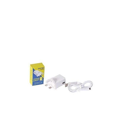 Original Tecno Phone Charger - White