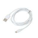 Fast Charger With USB Cable - White