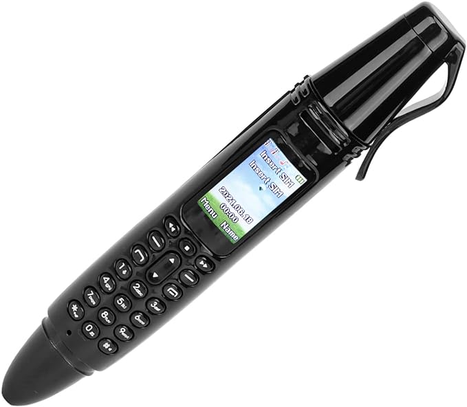 AK007 GSM Mobile Phone Pen - Silver