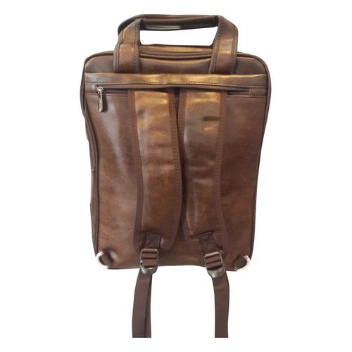 Leather Laptop Bag - Brown