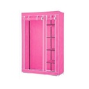 Portable Wardrobe, Not Assembled - Pink