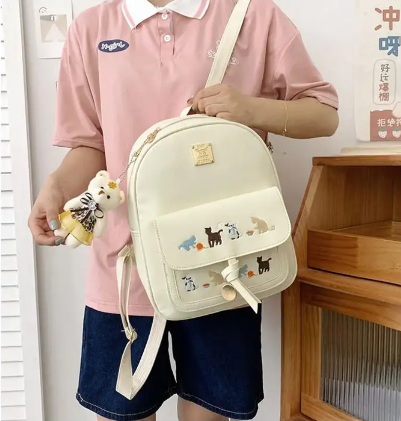 Unisex Gender Casual Sports Backpacks Set