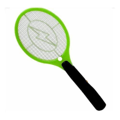 Reachargable Electronic Mosquito Swatter - Green,Black