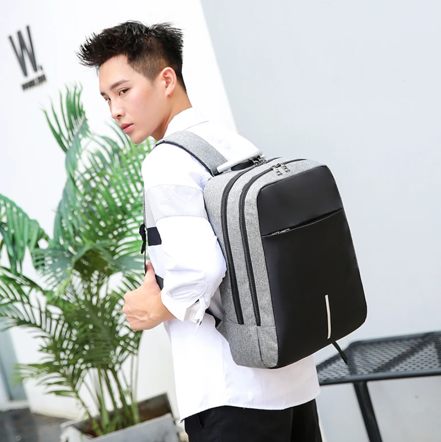 Portable 15.6 Inch Waterproof Computer Bag Men Messenger Bag Business Laptop Backpack