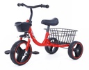 China Factory Wholesale Cheap Kids Bike Child Tricycle 3 Wheel Bicycle for Children with big rear basket - red