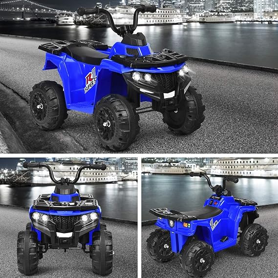 6V Battery Operated Ride on Quad - Blue