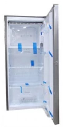 195L CHIQ SINGLE DOOR FRIDGE -SILVER CSR195