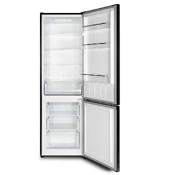 260L CHIQ DOUBLE DOOR FROST FREE REFRIGERATOR SILVER BLACK CTM260NSK3